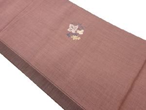 葡萄唐草模様織出し洒落袋帯